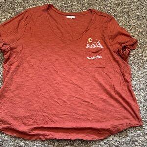 Maurices Rust Wanderlust Tee